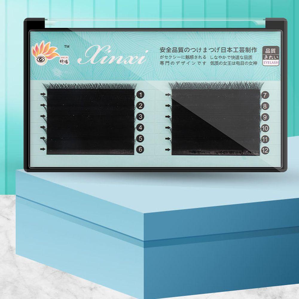 Hộp Lông Mi Giả 12 Sợi 3D Dài Và Dày Tự Nhiên