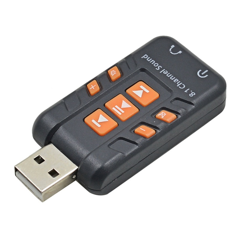 Thẻ Chuyển Đổi Âm Thanh USB 8 1 Kênh 3 5mm AUX Chuyên Dụng Cho Game Thủ