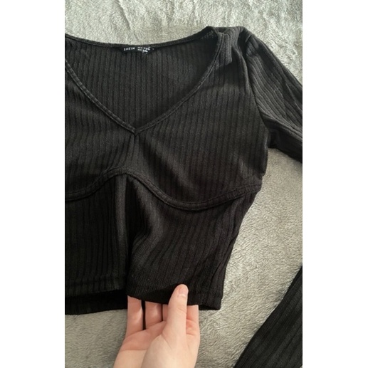 PASS - SHEIN Crop Top Tay Dài