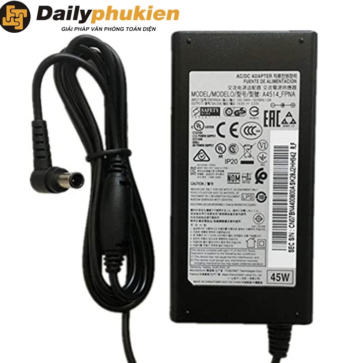 Adapter nguồn màn hình samsung 14v 3.22a