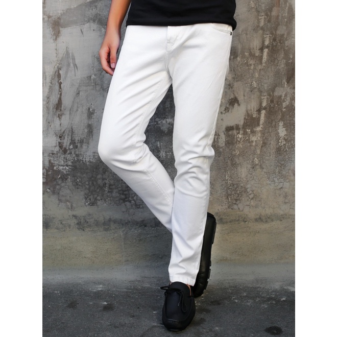 Quần Kaki Jean Màu Ghi sáng DKA-11, Quần Kaki Nam dáng ôm đứng, Chất vải co giãn thoải mái - Doki