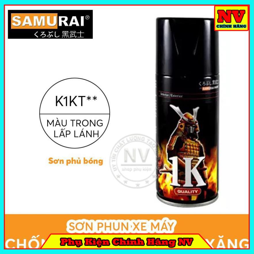 Chai Sơn Phủ Bóng Samurai K1KT Mà Trong Ánh Kim