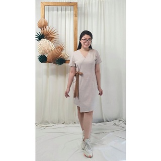 Bigsize công sở - Đầm Nơ Eo - Bigsize