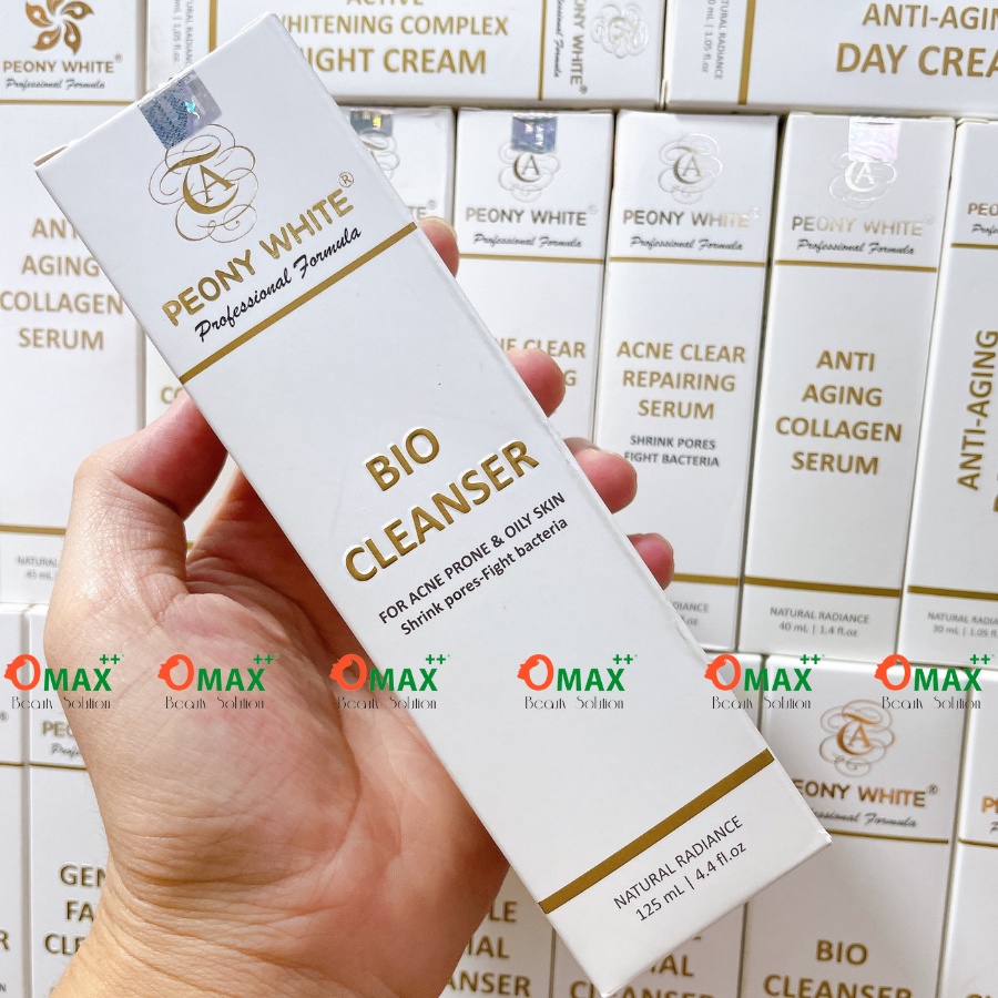 SỮA RỬA MẶT PEONY WHITE MỤN - BIO CLEANSER - GIẢM MỤN - LOẠI BỎ TÁC NHÂN GÂY MỤN 125ml