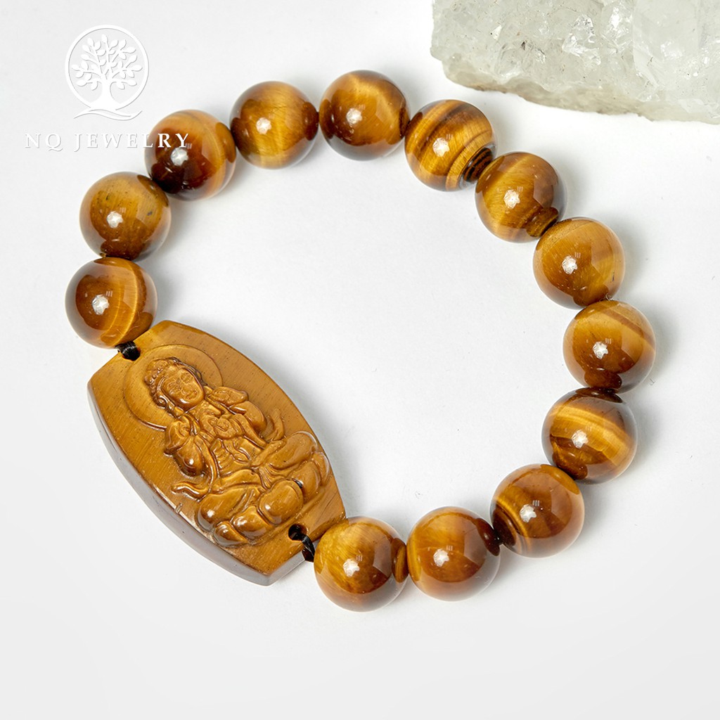 Vòng tay vàng nâu phật bản mệnh - NQ Jewelry