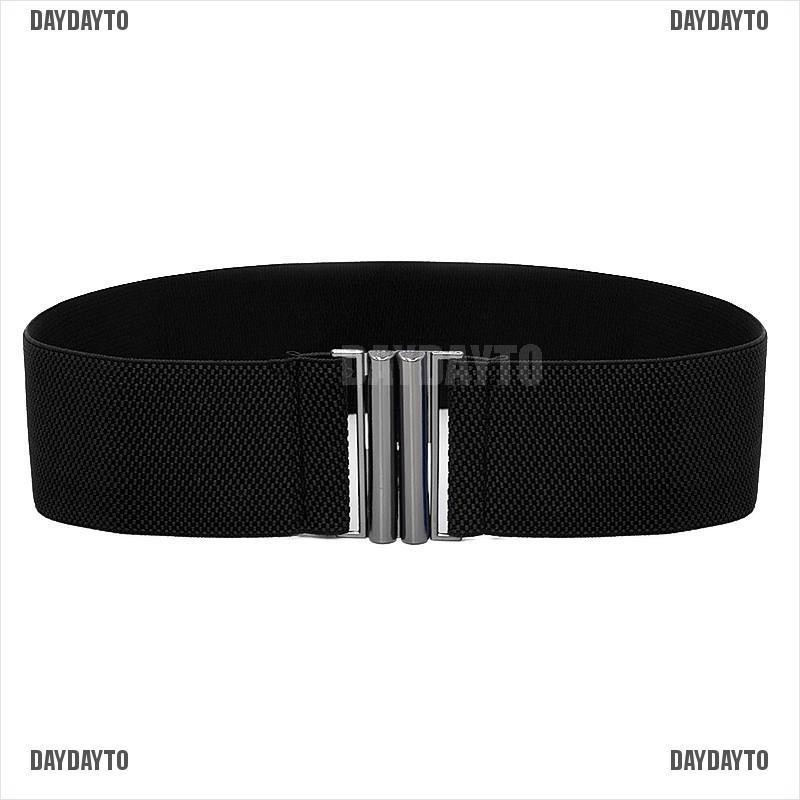 Thắt Lưng Bản Rộng Co Giãn Có Khóa Cài Thời Trang Cho Nữ