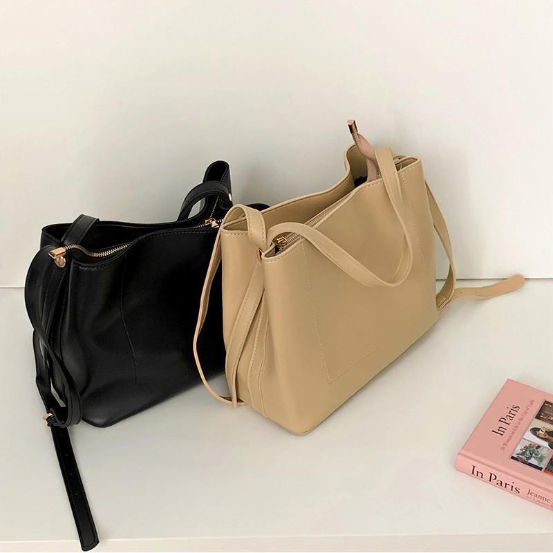 Túi xách nữ da PU Đen - Sunnie Bags