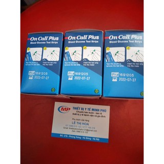 Que thử tiểu đường On Call Plus