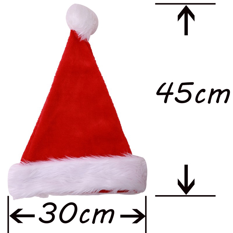 1 Mũ Ông Già Noel Đỏ Trang Trí Giáng Sinh