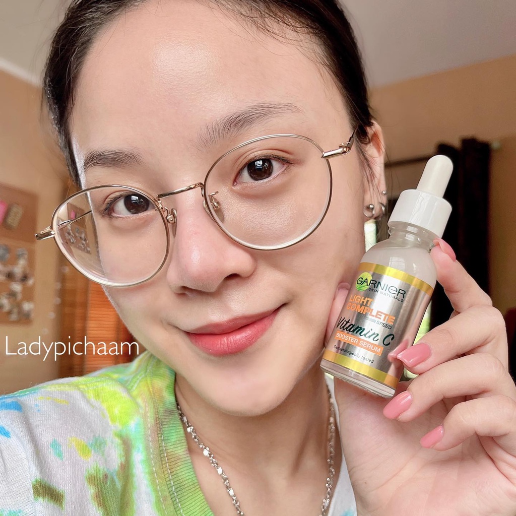 Tinh Chất Dưỡng Sáng Da Mờ Thâm Ngăn Mụn Garnier Light Complete Vitamin C & Skin Naturals Bright Complete Anti-Acne 30ml