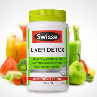 Viên thải độc gan Swisse Liver Detox Úc 120 viên