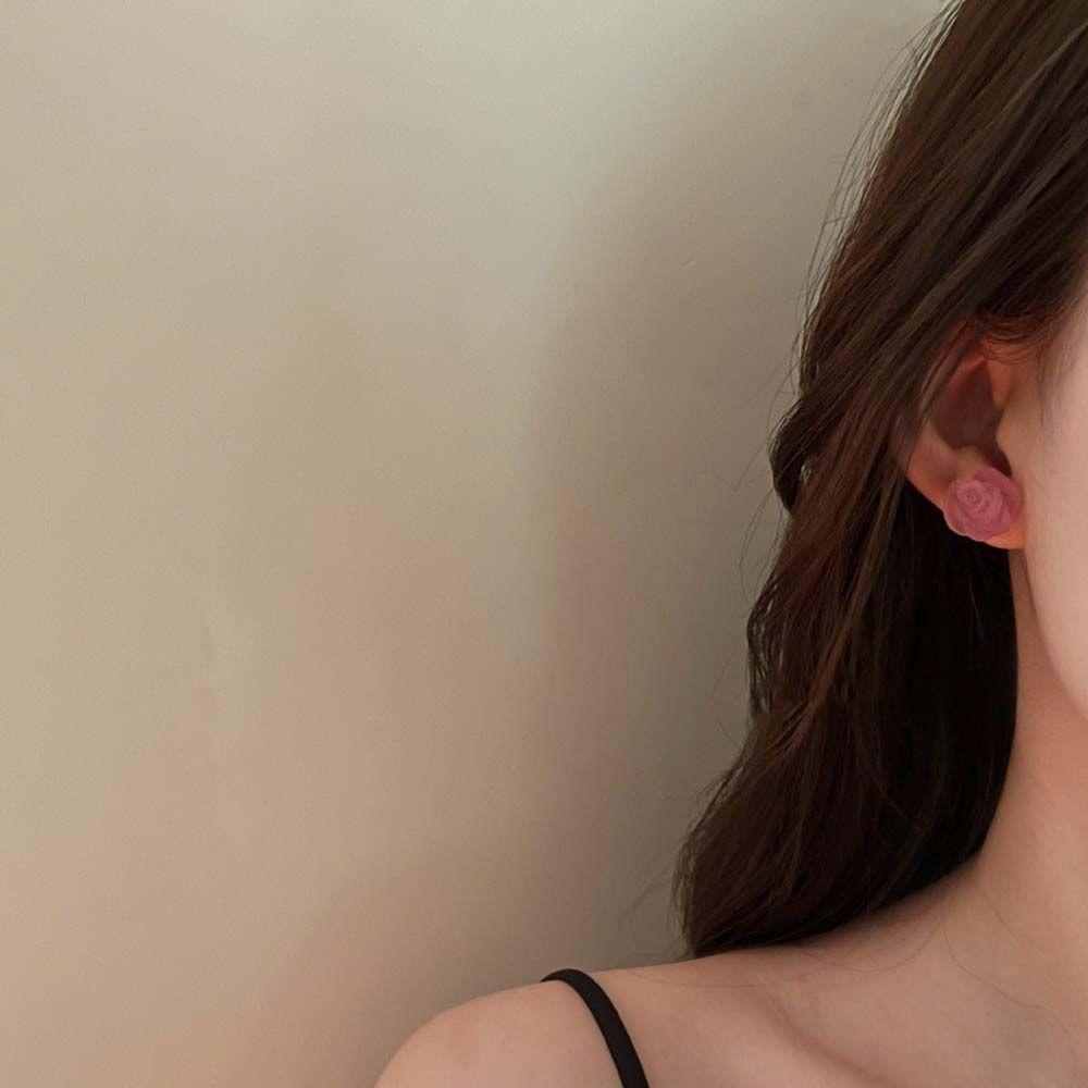 JARRED Bông Tai Xỏ Lỗ Bằng Nhựa Trong Suốt Thời Trang Dự Tiệc Cưới Cho Nữ