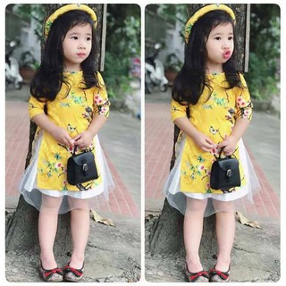 Áo dài cách tân cho bé