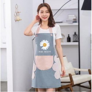 tạp dề hoa cúc