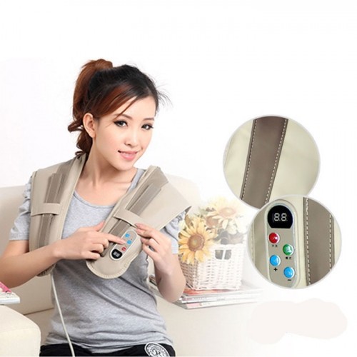 Hàng xịn Máy massage đấm bóp cổ vai gáy lưng Hàn Quốc PULI PL-902 - 2kg