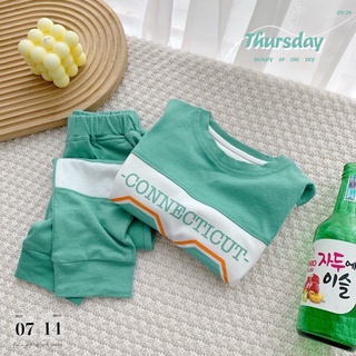 set bộ cotton dài tay cho bé