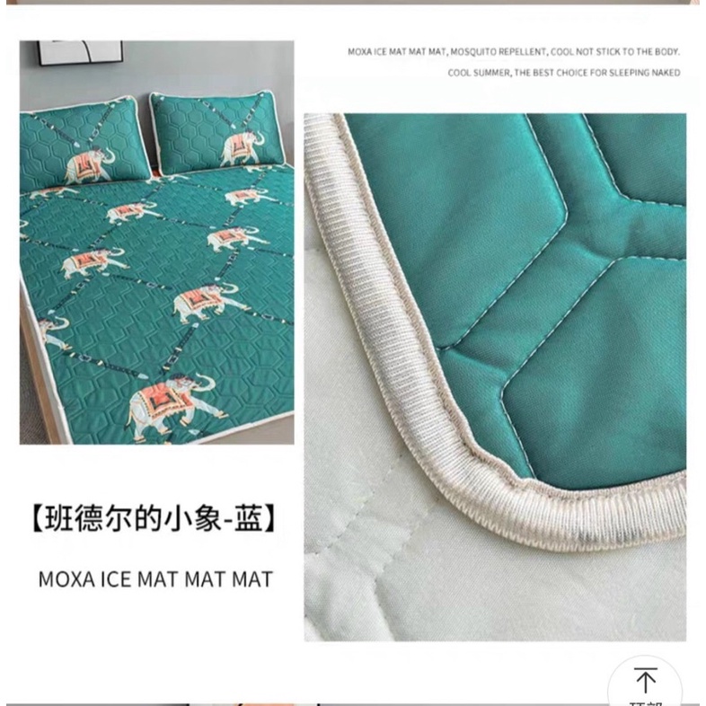 Chiếu điều hòa cao su non kèm 2 vỏ gối Latex nhập khẩu chính hãng