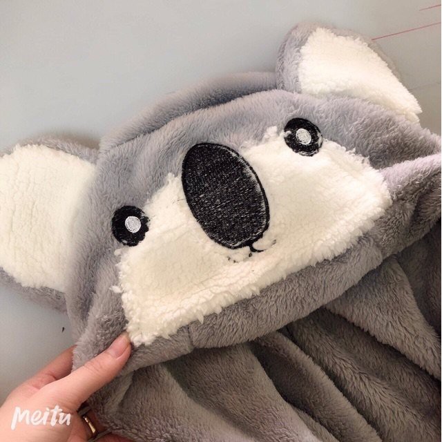 💎FREE SHIP💎 Áo Khoác Nữ Lông Cừu Mũ Gấu Thời Trang siêu CUTE đáng iu | BigBuy360 - bigbuy360.vn