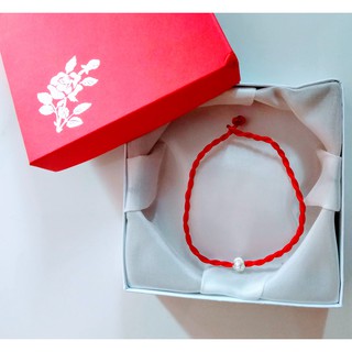 Sợi Chỉ Đỏ May Mắn Mix Bi Bạc Ta Làm Vòng