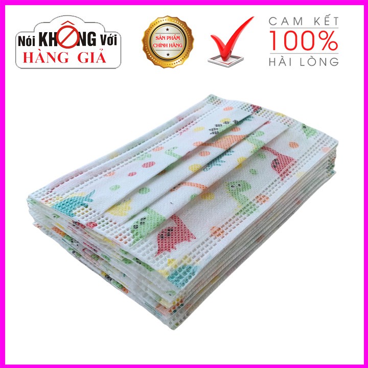 Khẩu trang y tế trẻ em 3 lớp kháng khuẩn VRT túi 10 cái