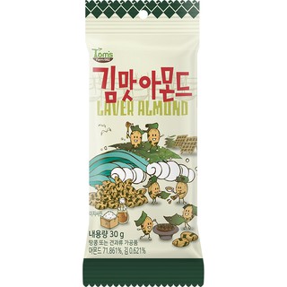 Hạt Hạnh Nhân Tom's Farm Tẩm Rong Biển 30G