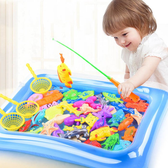 Bộ đồ chơi bể phao câu cá cho bé cao cấp loại 1