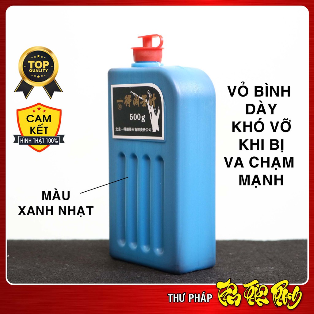 Mực tàu viết thư pháp 0,5 Lít - Mực thư pháp đậm đặc