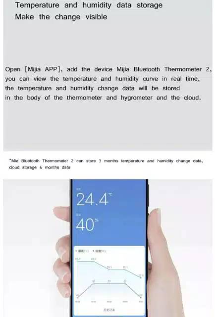 Nhiệt Kế Đo Nhiệt Độ Và Độ Ẩm Xiaomi Mijia Bluetooth 2 Cảm Biến Trong Nhà