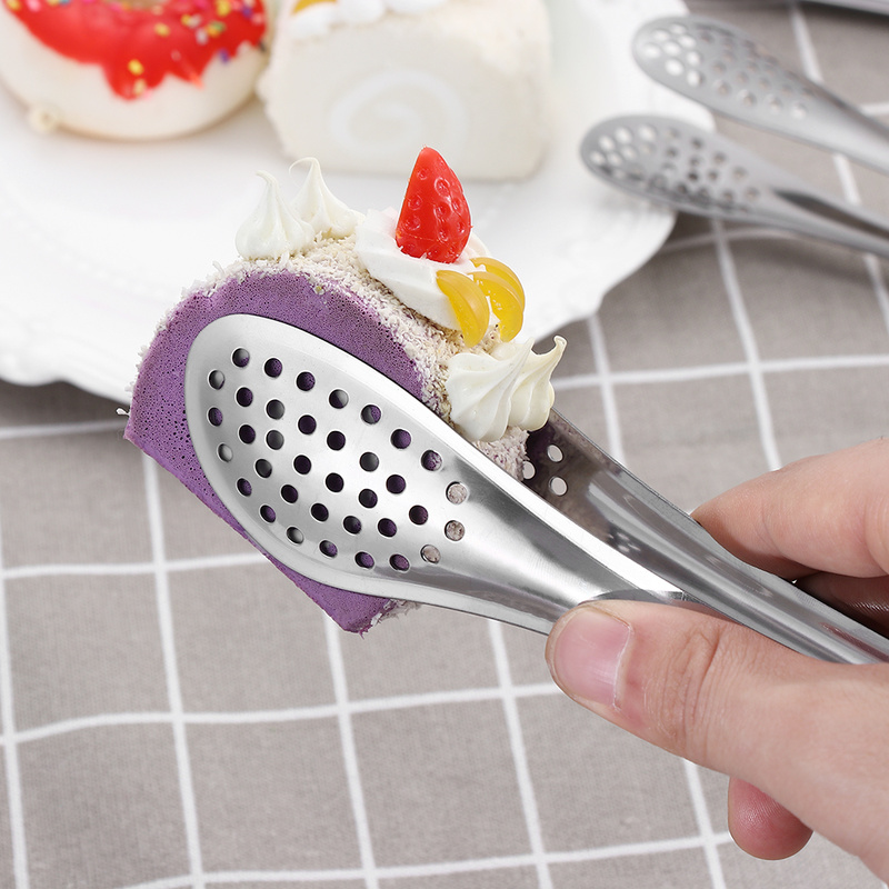 Kẹp Gắp Thức Ăn Đa Năng Làm Từ Thép Không Gỉ 7 / 9 / 12 Inch