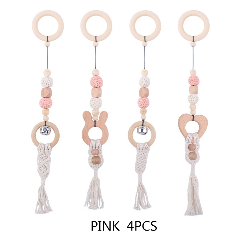 Bộ 4 Thanh Treo Đồ Chơi Tập Gym / Thể Hình Cho Bé