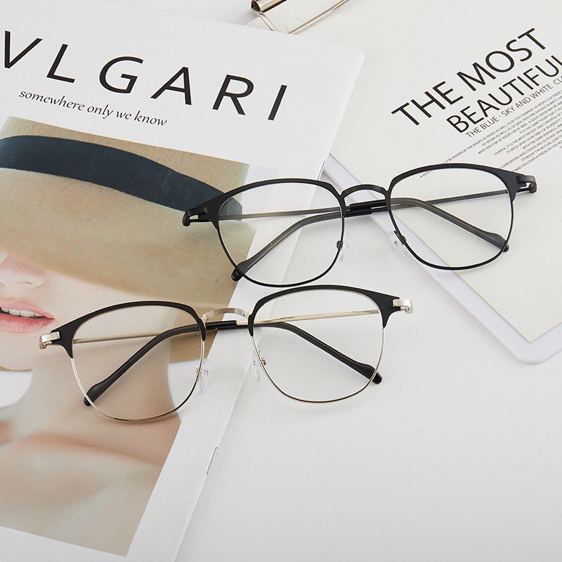 Mắt Kính Giả Cận Gọng Kim Loại 556 Phong Cách Hàn Quốc | BigBuy360 - bigbuy360.vn
