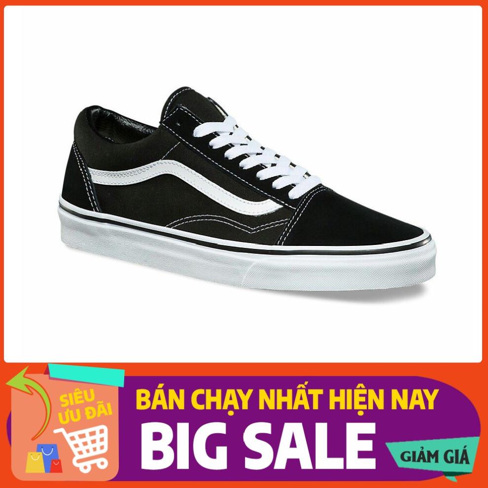 Giày Sneakers nam nữ đen trắng 377844 `