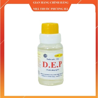 Dung dịch bôi ngoài da D.E.P lọ 17 ml. Dep giúp giảm ngứa do ghẻ, muỗi