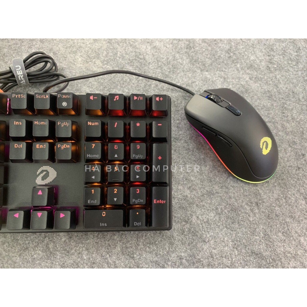 Bàn Phím Cơ DAREU EK810 Black RGB Red/Blue Switch - BÀN PHÍM GAMING