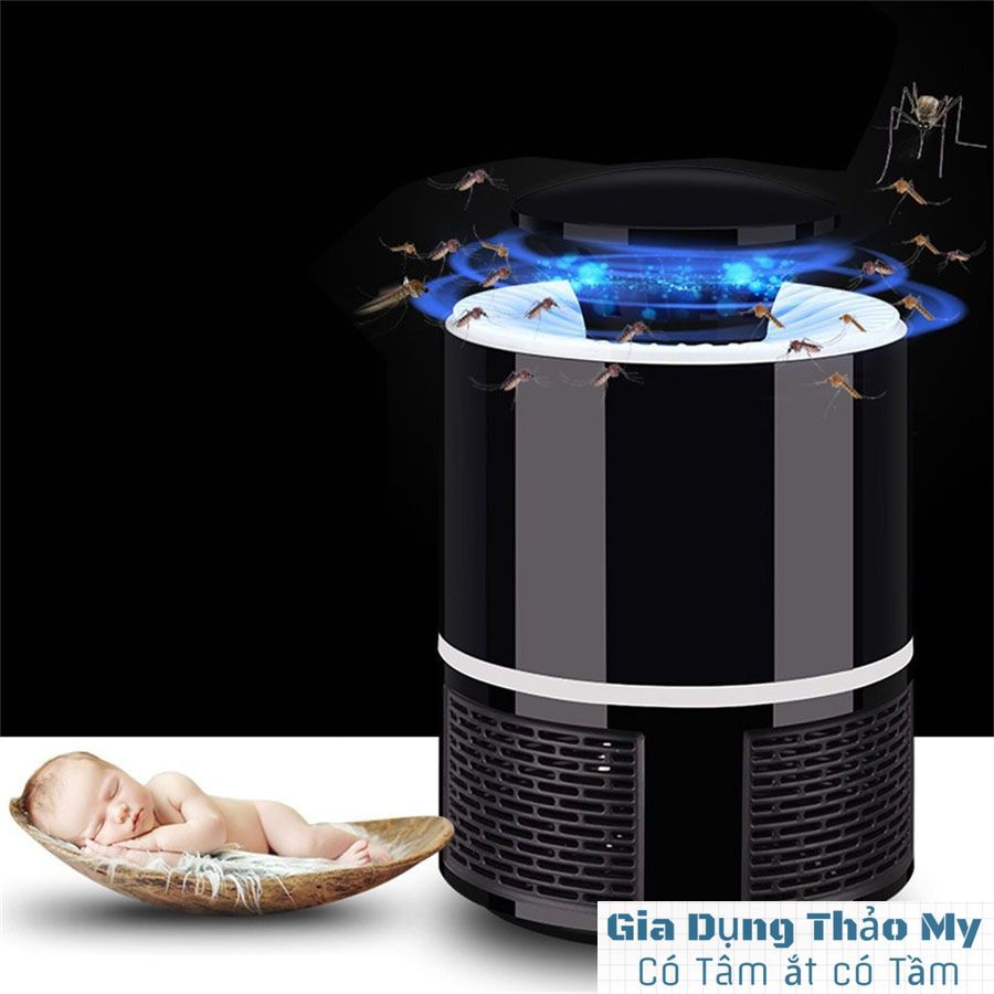 Đèn bắt muỗi thế hệ mới thông minh hình trụ USB chạy 24/7