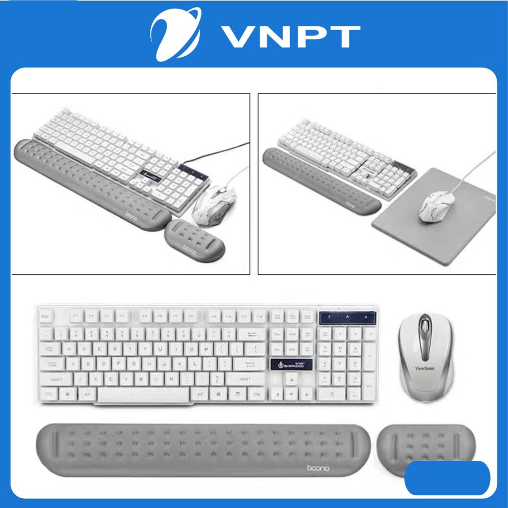 Đệm Kê Tay Bàn Phím Chuột Máy Tính Chống Mỏi Cổ Tay Nhiều Màu Cao Cấp Để Bàn Đa Năng Tiện Ích