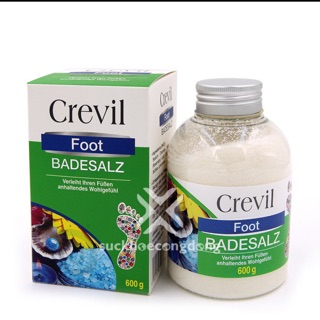 Muối Khoáng ngâm chân Crevil[Giảm đau nhức chân-600GR]