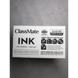 Vỉ 5 ống mực Tím bút máy CLASSMATE CL-IC101