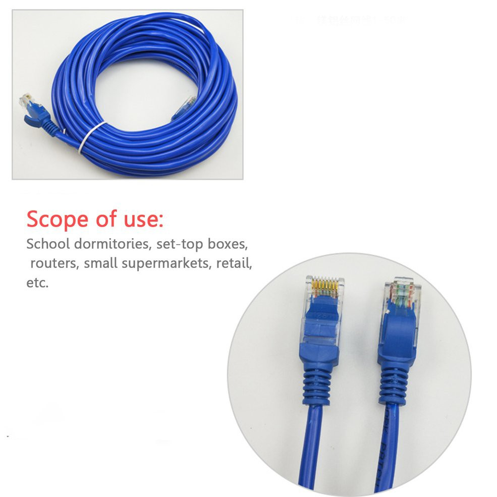 Dây Cáp Mạng Lan Rj45 5 / 10 / 15 / 20 / 25 / 30 / 50m