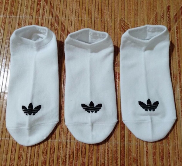 Vớ Adidas 3 lá ngắn xuất dư cho nam và nữ