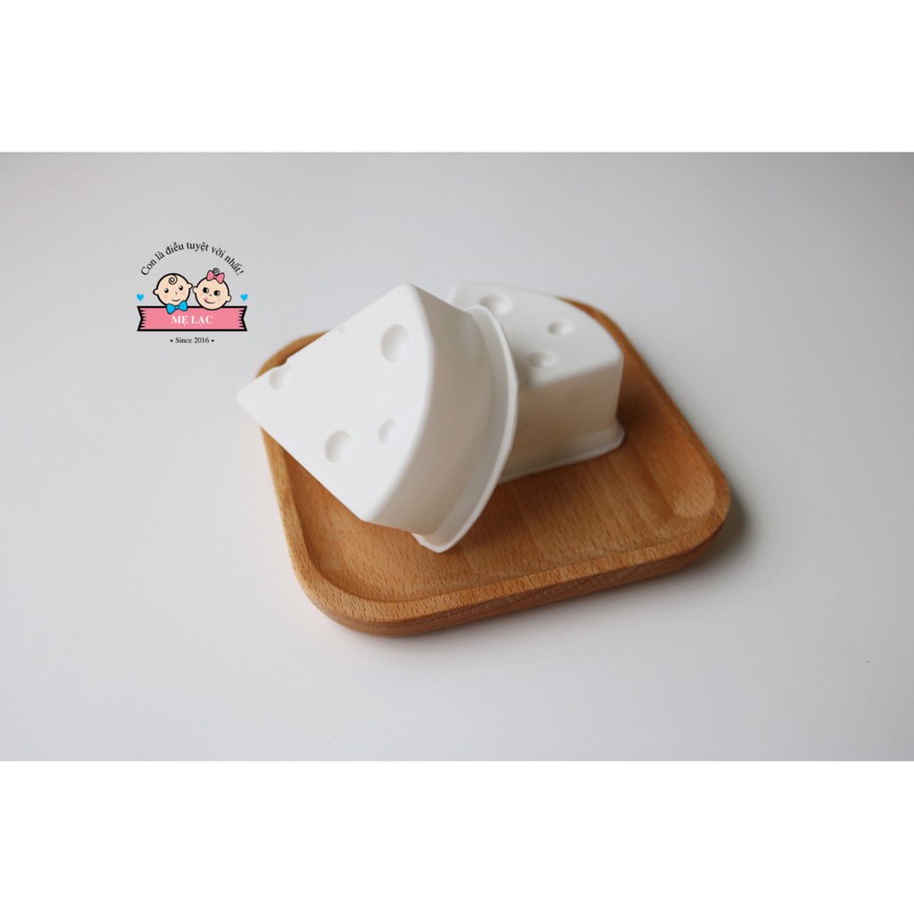  Khuôn silicone hình phô mai làm bánh, đậu hũ, panna cotta cho bé