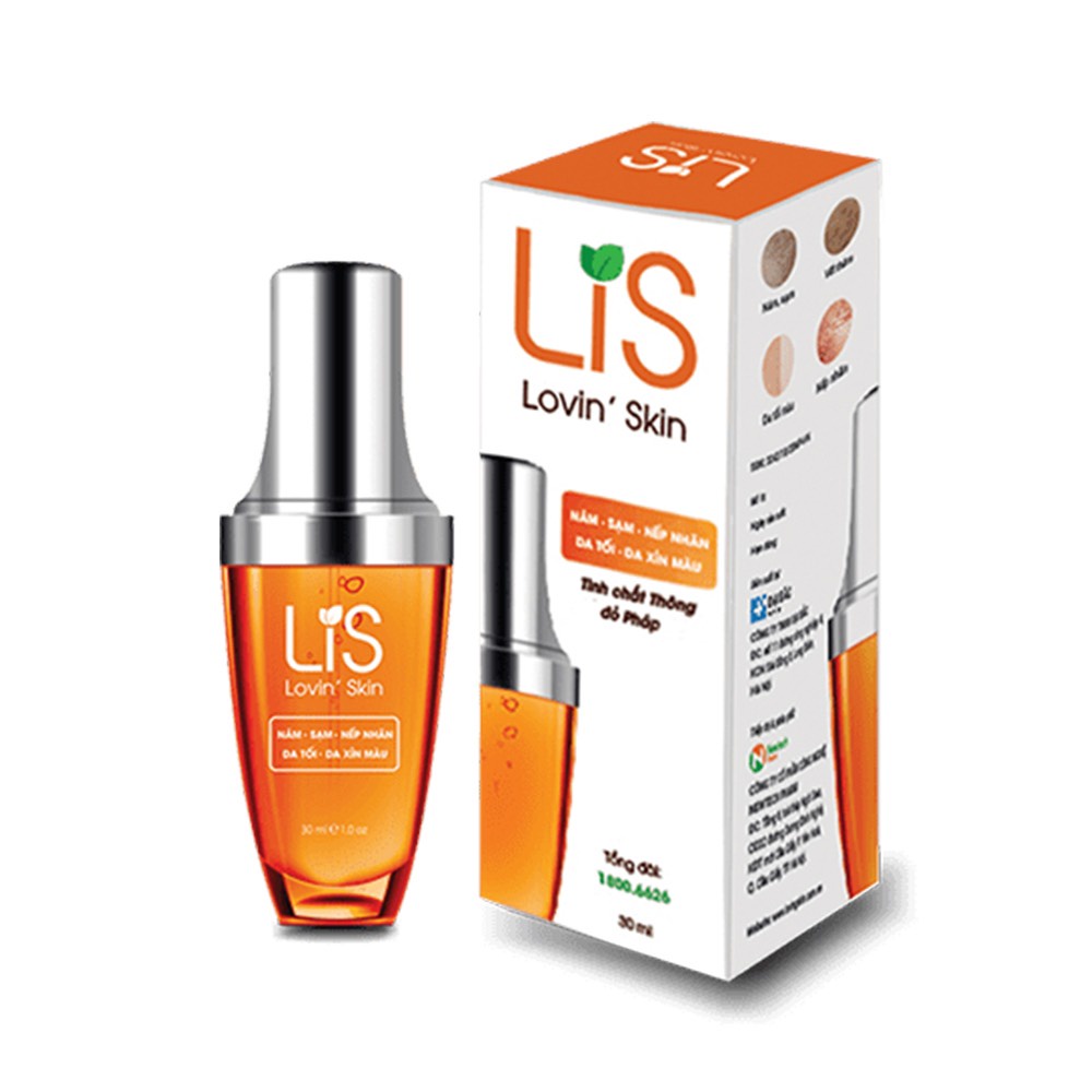Gel dưỡng da LiS Lovin skin 30ml - Tinh chất thông đỏ