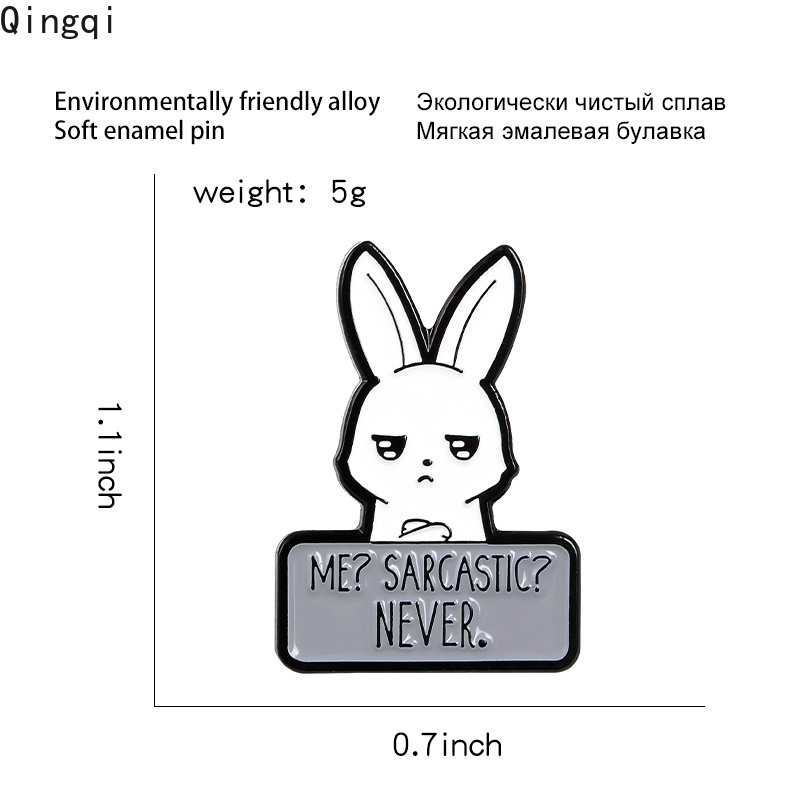 Ghim cài áo Miss Zoe hình chú thỏ ngộ nghĩnh đáng yêu