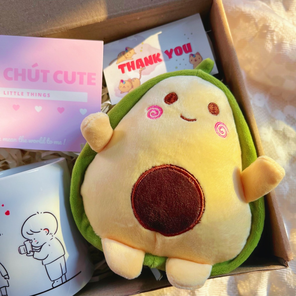 Set quà tặng Cốc chụp ảnh Một chút cute tặng sinh nhật, Valentine, 6/4 dành cho bố, anh trai, người yêu, bạn thân