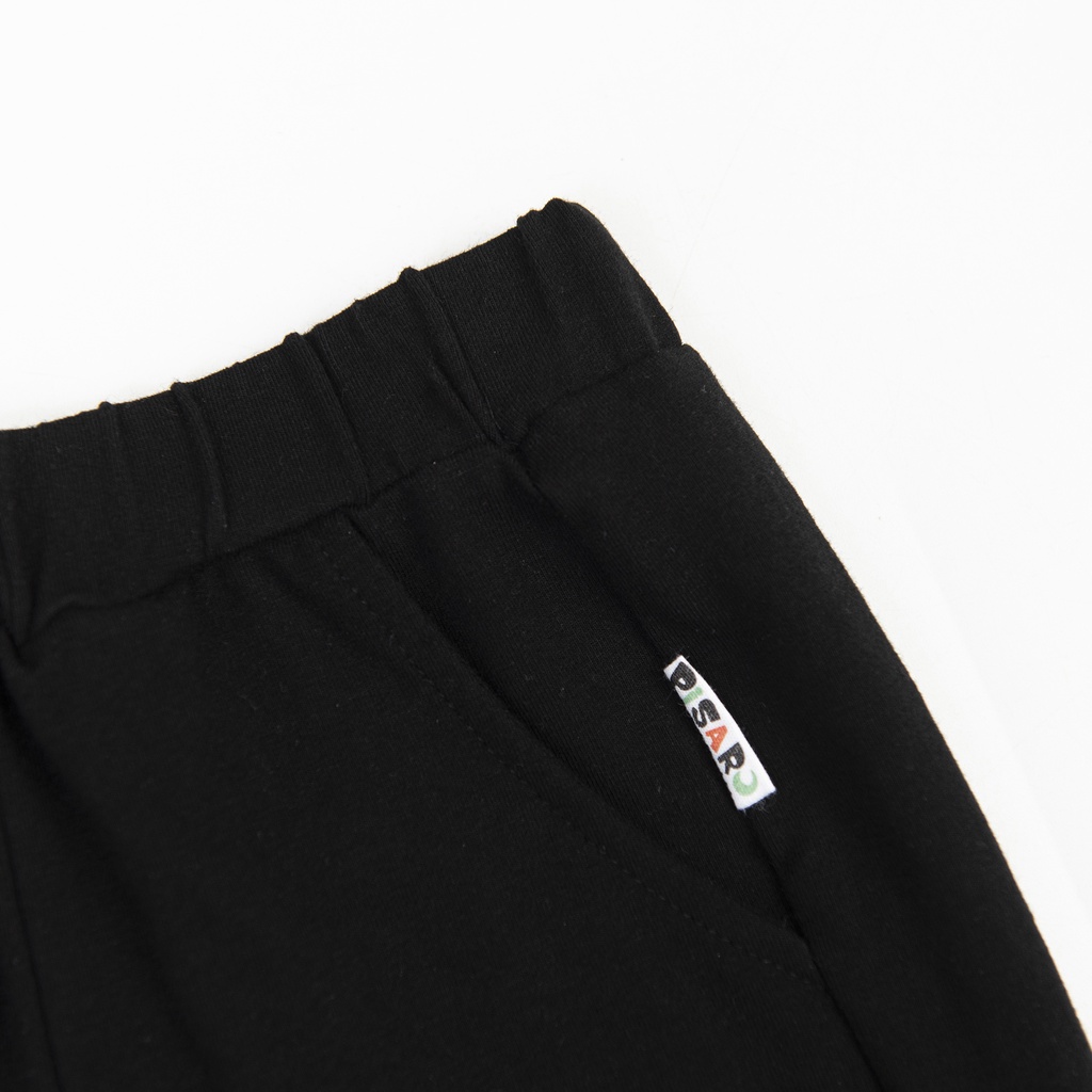 Quần thun dài trẻ em bo gấu PISARO cho bé trai bé gái vải cotton mềm dày dặn