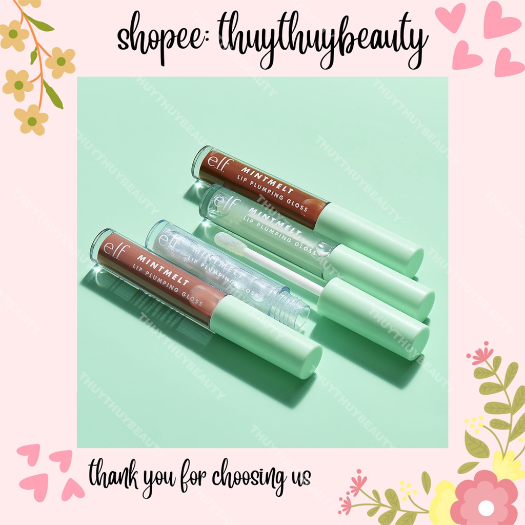 Son bóng Mintmelt độ bóng cao giúp dưỡng ẩm môi căng mông đầy đặn mùi vani bạc hà cực thơm dễ chịu