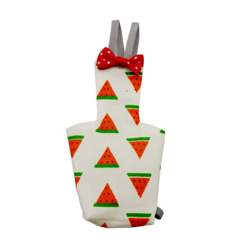 Quần tã đính nơ nhiều màu sắc họa tiết trái cây dễ thương cho chim vẹt