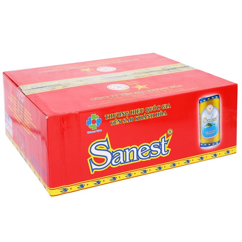 Thùng 30 Lon Nước Yến Sào Sanest Khánh Hoà