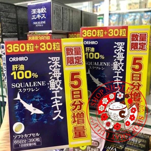 ORIHIRO | SỤN VI CÁ MẬP 360/390 Viên NHẬT BẢN 100% shopnhatlulu | BigBuy360 - bigbuy360.vn