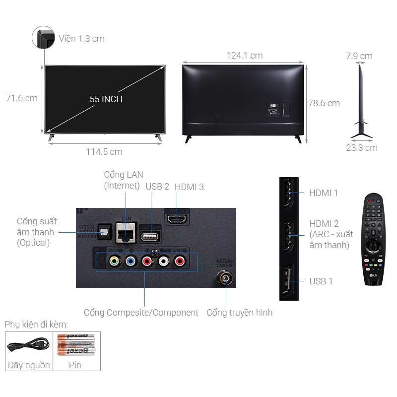 Smart Tivi Nanocell LG 4K 55inch 55Nano79TND | BigBuy360 - bigbuy360.vn